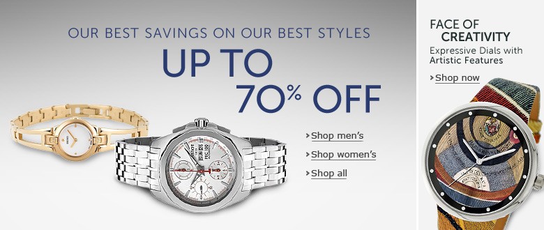 Up to 70% Off Select Watches