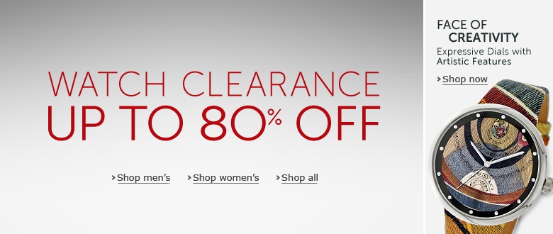 Watch Clearance: Up to 80% Off