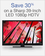 Save 30% on a Sharp 39-Inch LED 1080p HDTV