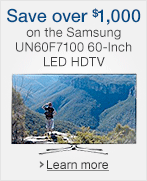 Save $1,000 on the Samsung UN60F7100 60-Inch LED HDTV