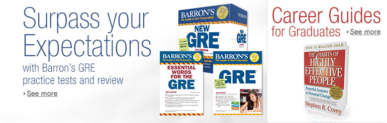 Barron's GRE & Graduation