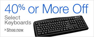 40% or More Off Select Keyboards