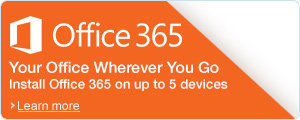 Microsoft Office 365: Install on up to 5 Devices