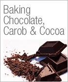 Baking Chocolate, Carob & Cocoa