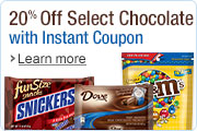 20% Off Select Chocolate with Instant Coupon