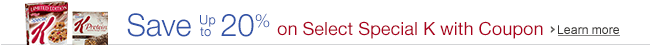 Save up to 20% on Special K Products
