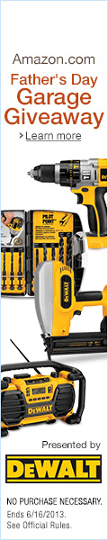 Amazon.com Father's Day Garage Giveaway