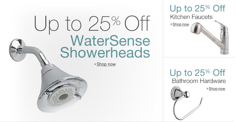 Up to 25% Off WaterSense Showerheads