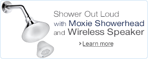 Shower Out Loud with Moxie Showerhead and Wireless Speaker