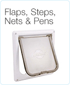 Flaps, nets, steps, and pens
