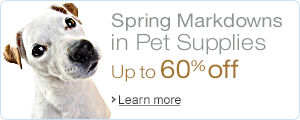 pet supplies markdowns