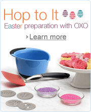 Hop to It. Easter preparation with OXO
