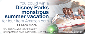Amazon.com Monstrous Vacation for 4 Sweepstakes