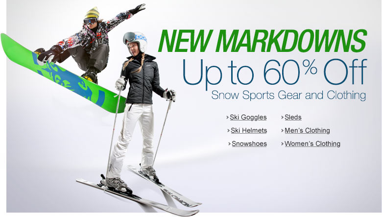 Up to 50% Off Snow Markdowns
