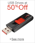 USB Drives at 50% Off