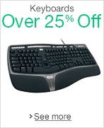 Keyboards over 25% Off