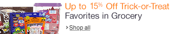 Grocery Halloween Candy 15% Off