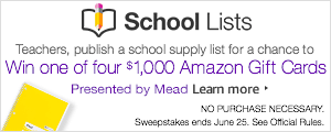 Teachers, create and share supply lists