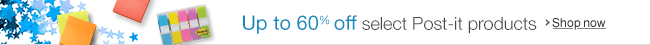 Celebrate Post-it's 35th Anniversary with savings of up to 60% off select Post-it products