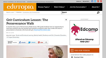 Research Made Relevant: Grit and Perserverence