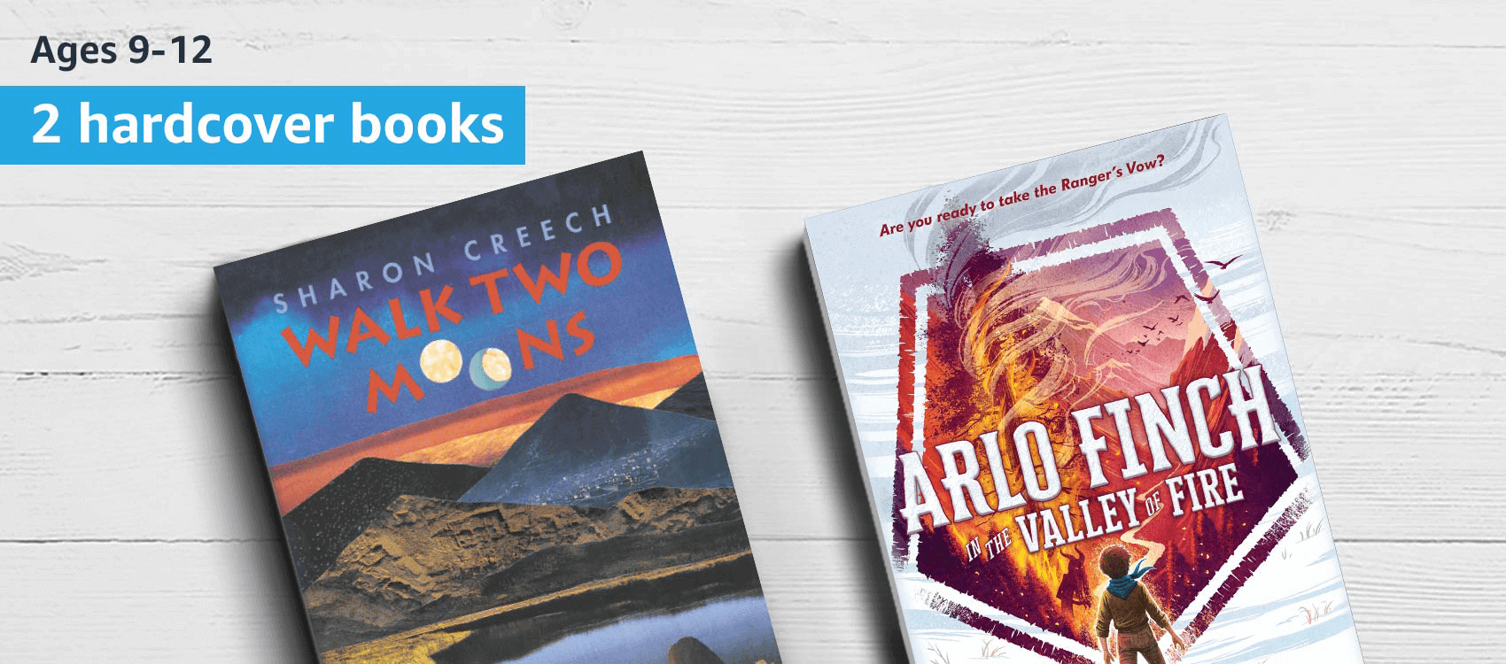 ages 9-12: 2 hardcover books