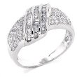 14k White Gold Diamond Ring--$372.95