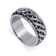 Men's Sterling Silver Spinning Band