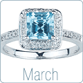 March Birthstone : Aquamarine