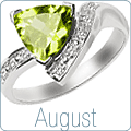 August Birthstone : Peridot