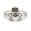 Large Sterling Silver Claddagh Ring