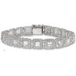 Art Deco Inspired Vintage Bracelet in 14k White Gold