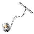 14k Gold and Stainless Steel Fashion Tie Tac