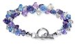 Blue-Toned Swarovski Crystal Bracelet