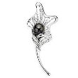 Black Cultured Pearl Pin