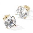 14k Gold Cubic Zirconia Earrings