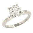 Round Cut Diamond Solitaire Ring (1.52 Carat Weight, H-I Color, SI2 Clarity)