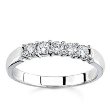 14k Gold Five-Stone Diamond Band