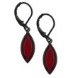 Siam Red Drop Earrings