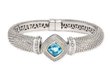 Two Tone Blue Topaz Bracelet