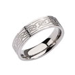 Men's 6mm Celtic Knot Titanium Band