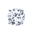 Platinum 1/2-Carat Round-Cut Diamond Stud Earrings
