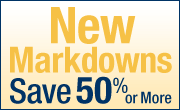 Save 50% or More on New Markdowns
