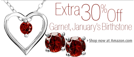 Take an Extra 30% Off Garnet Jewelry