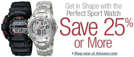 Get in Shape with the Perfect Sport Watch: Save 25% or More