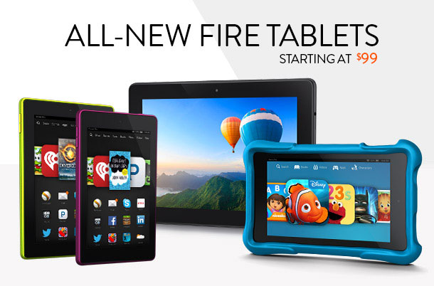 All-New Fire Tablets-starting at $99