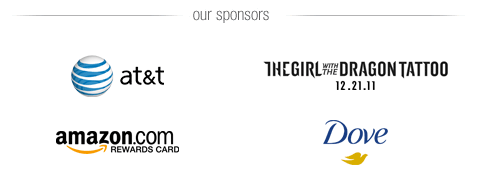Our Sponsors: AT&T, Dove, Amazon.com Rewards Card, The Girl with the Dragon Tattoo