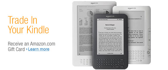 Trade in your Kindle, receive an Amazon.com Gift Card. Learn more: