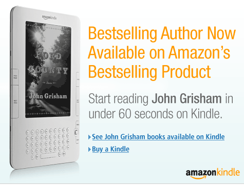 John Grisham Now Available on Kindle