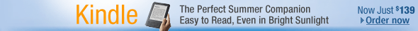 Kindle: The Perfect Summer Reading Companion