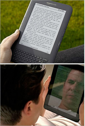 Kindle screen has no glare